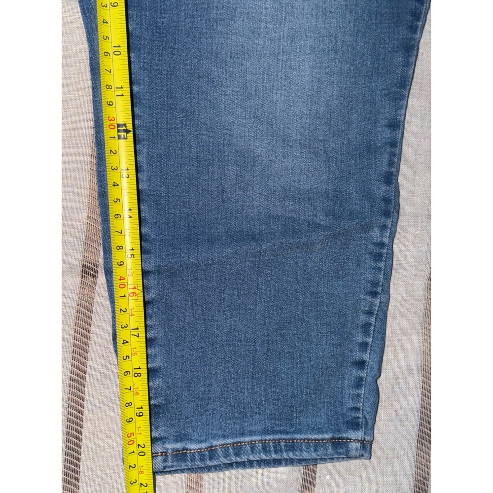 Talbots Womens Jegging Crop Jeans Medium Wash Denim Blue Size 18WP - Picture 4 of 7